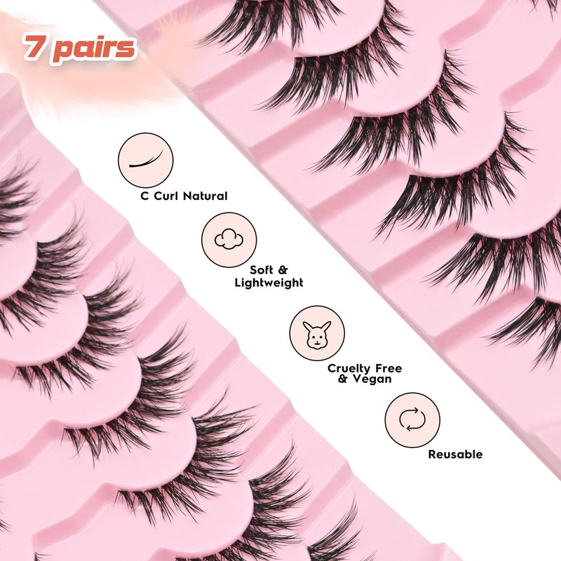 Foxy Lashes Cat Eye 16MM False Eyelashes Natural Lash Strips