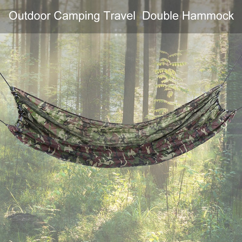 Outdoor Camping Travel Swing Anti Rollover Single Double Hammock Hanging