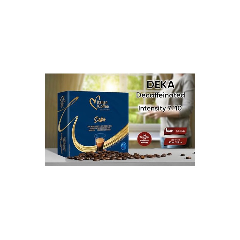 Italian Coffee for Espresso Lovers pods compatible with PRO Professional
