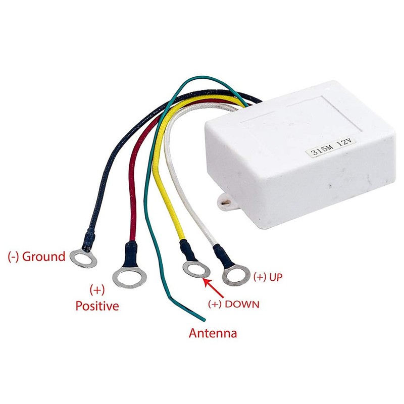 Boat Anchor Remote Control Windlass, ABS 12V Anchor Wireless Remote