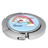 Taschenhalter Verrücktes Einhorn Personalisiert mit Namen Bruno printplanet Chrom