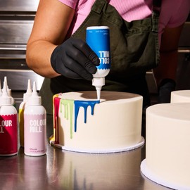 Colour Mill Chocolate Drip Easy-Melt Drizzle for Desserts, 125 Grams Cobalt