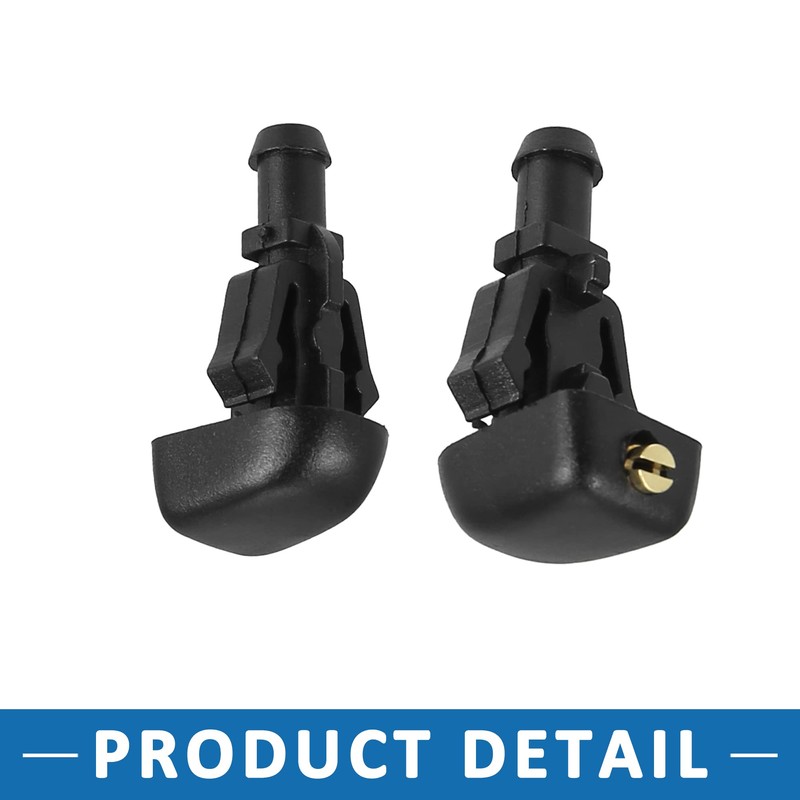 A ABSOPRO Windshield Wiper Nozzles 3W7Z17603AA Jet Spray for Ford