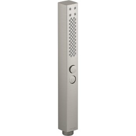 KOHLER 21336-G-BN Shift + Square Two-Function Handshower, Handheld Showerhead with 2 Spray Settings, 1.75 GPM, Vibrant Brushed Nickel