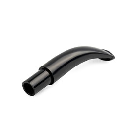 Dr Watson Dr. Watson - Mouthpiece Stem Replacement for Tobacco Pipe, Fits 9mm Filter, Acrylic (Bent)