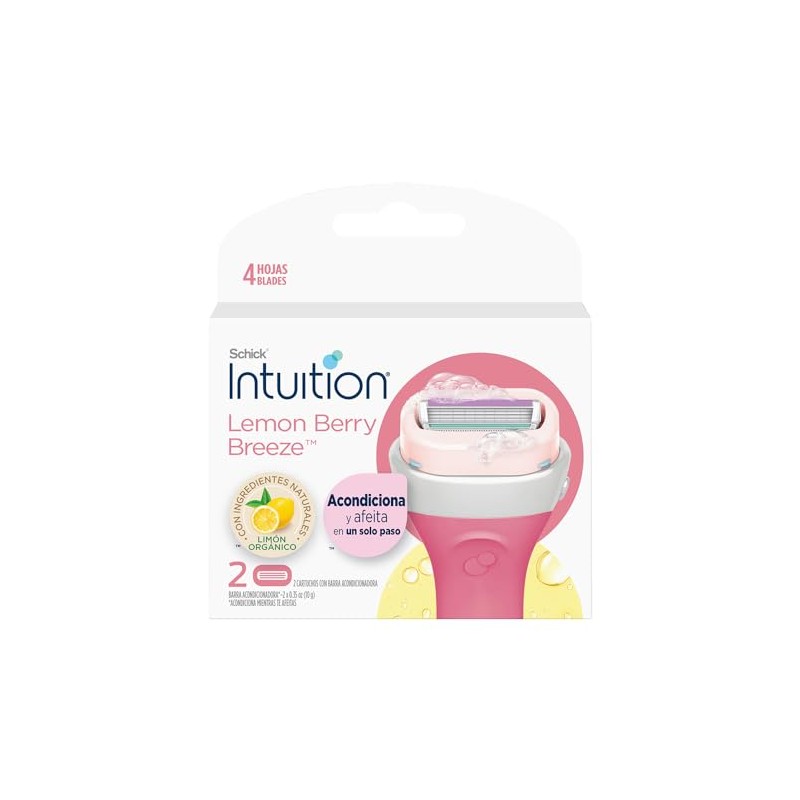 Schick Intuition Máquina de Afeitar para Mujer 4 Hojas 2