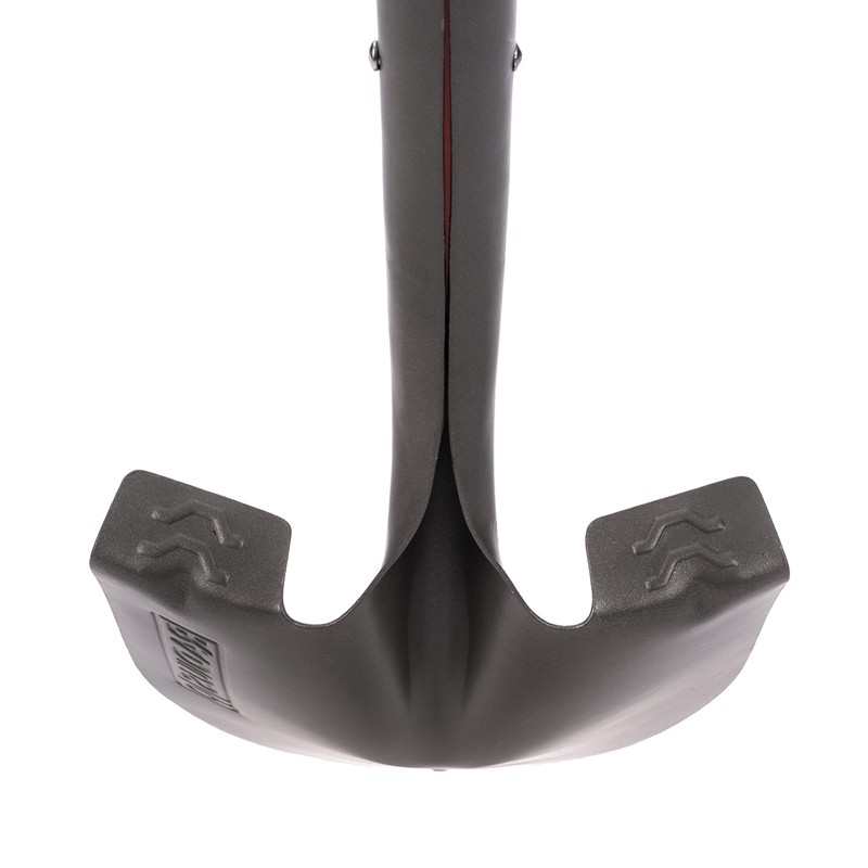 Radius Premium D-Handle Round-Point Shovel, Steel Shaft