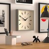 JONES CLOCKS® Box Wall Clock | Retro Square | 10