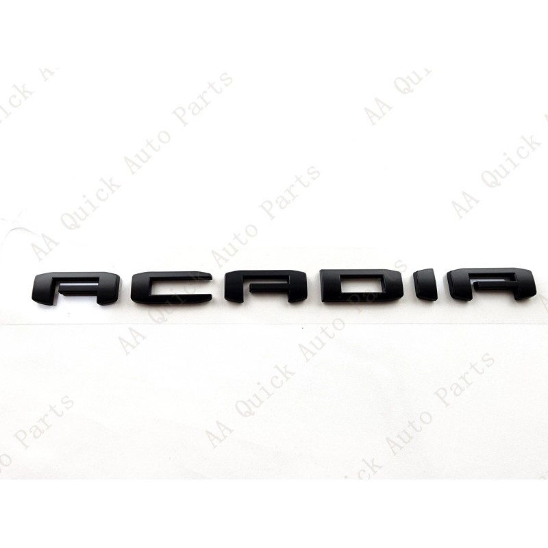 GMC 4PCS Matte Black Door Rear Tailgate Acadia AWD Letter
