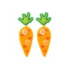 Easter Earrings 1 Pair Carrot Earrings Funny Vegetable Earrings Stud