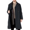 LONDON FOG Men's Iconic Trench Coat, Dark Navy, 46R