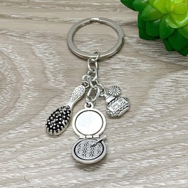 Beauty Salon Keychain, Hairdresser, Aesthetician, Do What You Love, Miss Fit Boutique