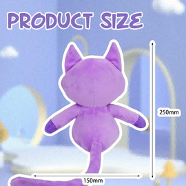 KKTONGXI Smiling Critters Plush Toys, Critters Monster Cuddly Toy, Smiling Critters CatNap Plush Toy, Boys Girls Kids Fans Birthday Gift