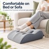 Contoured Memory Foam Leg Pillow – Dual Leg Support for