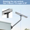 Starlink Gen 3 Mount, 26 Inch Wall Mount/Roof Mount Compatible