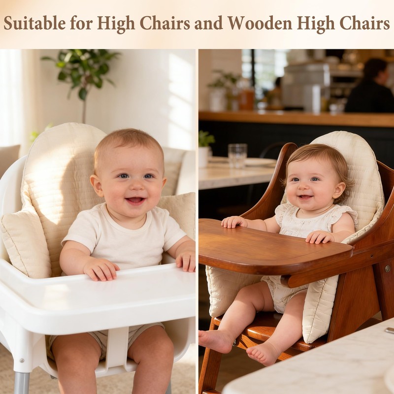 Lomgwumy for IKEA High Chair Cushion, Double-Layered Antilope High Chair
