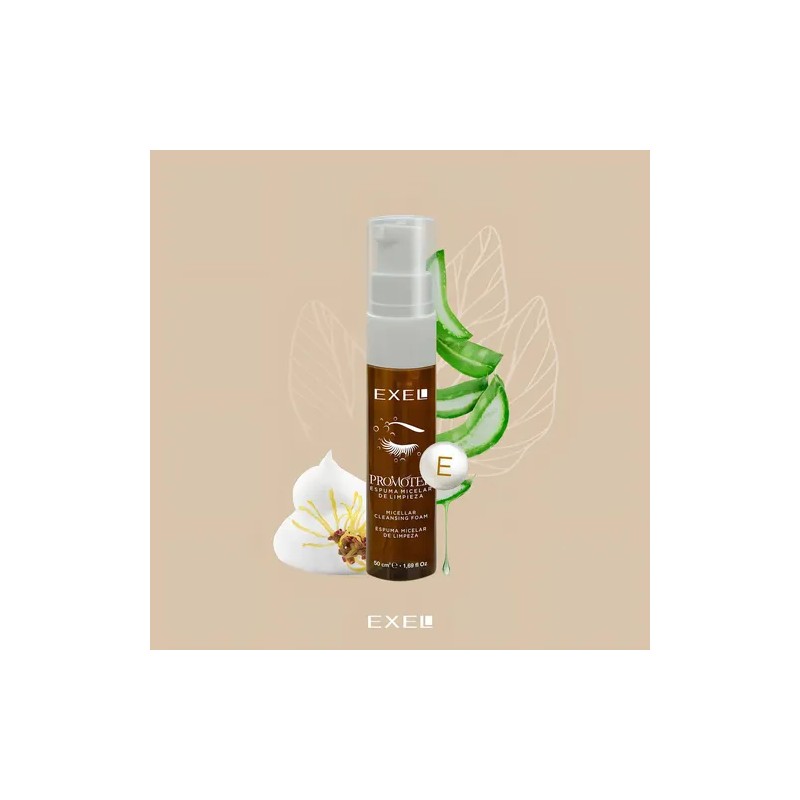 Espuma Micelar de Limpieza Exel Promoter para Ojos y Pestañas