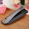 Pocket Folding Beard Comb, Stainless Steel Moustache Comb, with Smooth