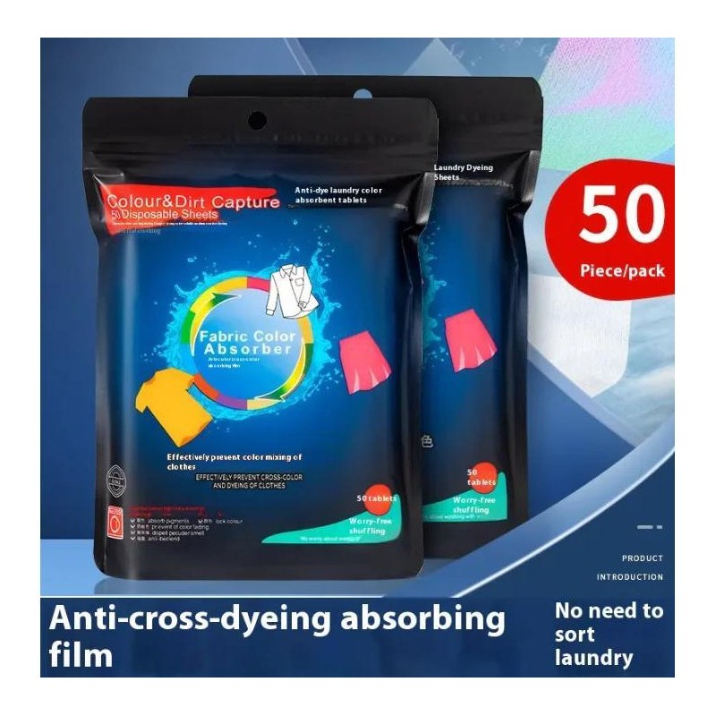 Anti Cross Dyeing Washing Machine - Size: 50 Piecesbox 11X14