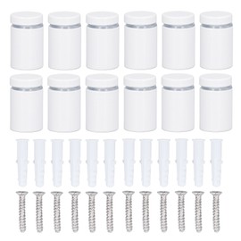 12Pcs Standoff Screws Stainless Steel Advertising Nail Wall Mount Sign Holder Screw 19x30mm