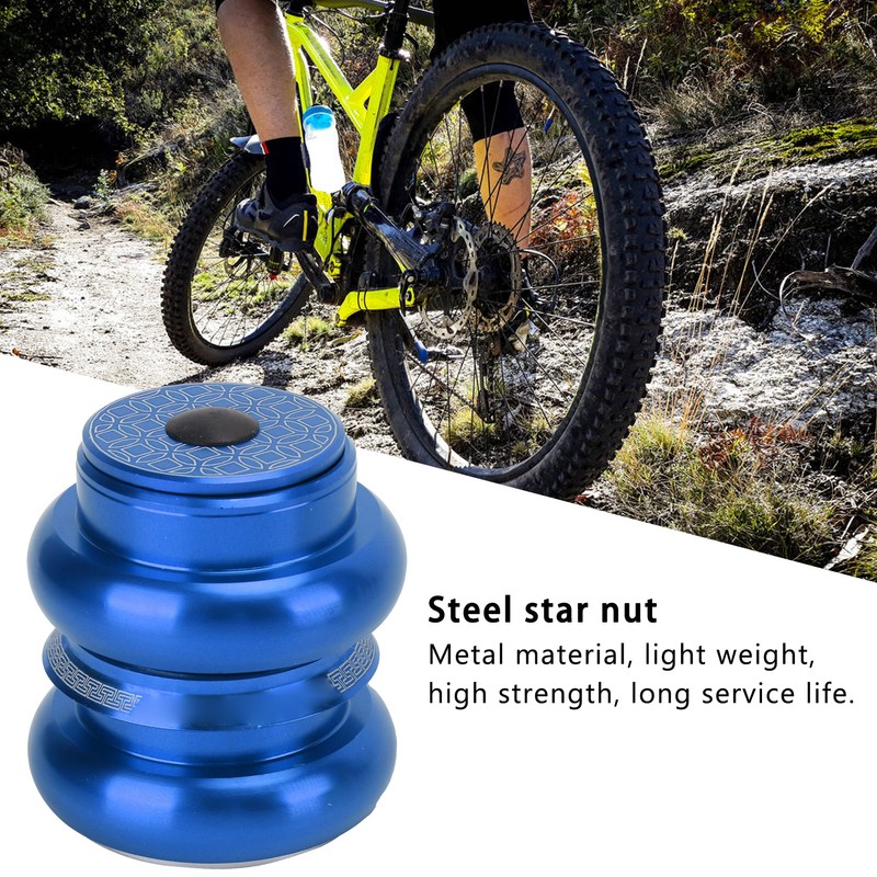 Viaron 34mm Bike Headset Double Bearings Bicycle Front Fork Stem