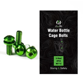 CNCLOL Bike Bottle Cage Bolts,Water Bottle Cage Bolts For MTB/Bicycle/Mountain Bike,Green