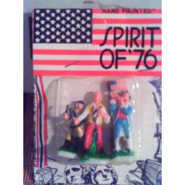 Vintage Spirit of 76' Patriot Band Miniatures Hand Painted