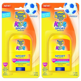 Banana Boat Spf#50+ Kids Sport Stick 0.5 Ounce (14ml) (2 Pack)