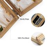 Janreefan Double Vertical & Horizontal Picture Frames Hinged Folding Rustic