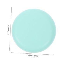 Healeved Blush Empty Box Makeup Sponge Highlighter Empty Pressing Plate Makeup Contour Plate Glitter Applicator for Eyes Powder Puff Case Empty Makeup Container Makeup Egg Plastic Green