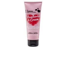 I Love Strawberries and Cream Super Soft Hand Lotion - Hand Lotion for Dry Skin - Sweet, Long Lasting Fragrance - Organic Hand Cream - 2.5 oz