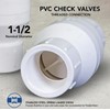 Midline Valve 4I2U112 PVC Inline Check Valve for Backflow Prevention