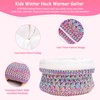 LYDTICK Kids Winter Hat Scarf Gloves Set, Toddler Beanie with