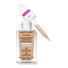 Wet n Wild Base de Maquillaje Serum Bare Focus Niacinamide Skin Tint Cream Beige