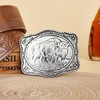 Btilasif Cowboy Belt Buckle for Men Women Mens Bison Belt