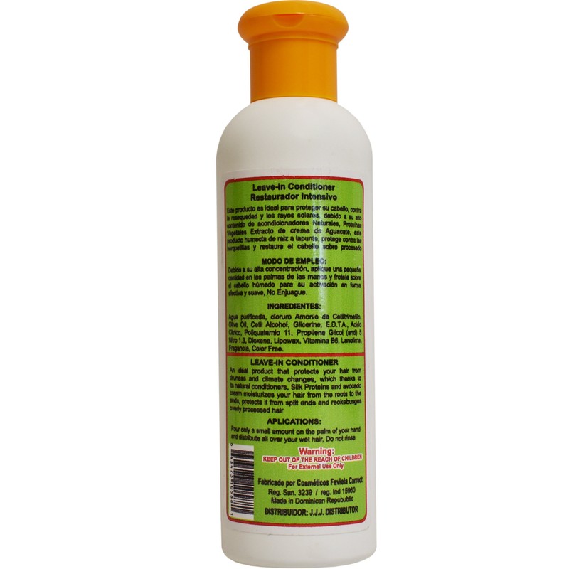 Una Bomba con Crema de Aguacate (Avocado Cream) Leave in