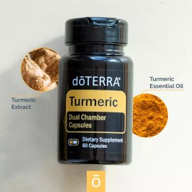 doTerra Turmeric Dual Chamber Capsules 60 Capsules New Sealed Bottle