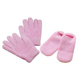 Ipetboom Skin Softening Spa Gloves Essential Oil Gel Repair Cracks Splits for Manicure Pedicure