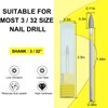Vnjaoi Nail Drill Bit Russian Manicure Drill Bits Natural Nail