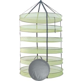 HORTIPOTS Herb Drying Rack 3 ft Hanging Dry Net 36 Inch for Curing Hydroponic Herb Vegetable Fruit Flower