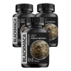 Black Maca Negra Premium 90 Cápsulas Veganas Sin Gluten Argum