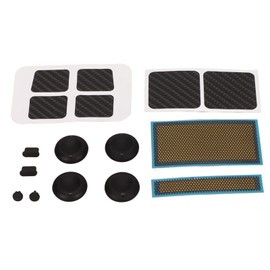 Kit de Protección de Consola de Juegos, para Steam Deck, con Pegatinas de Panel Táctil/Pegatina de Botón/Pantalla Antipolvo de Host/Tapa de Silicona para Palanca de Mando/Caja de Almacenamiento