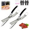 2 Packs Rib Membrane Removal Tool,Stainless Steel Rib Prep Tool