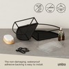 Umbra Cubiko Shower Corner Shelf, Metal Floating Shelves with Adhesive