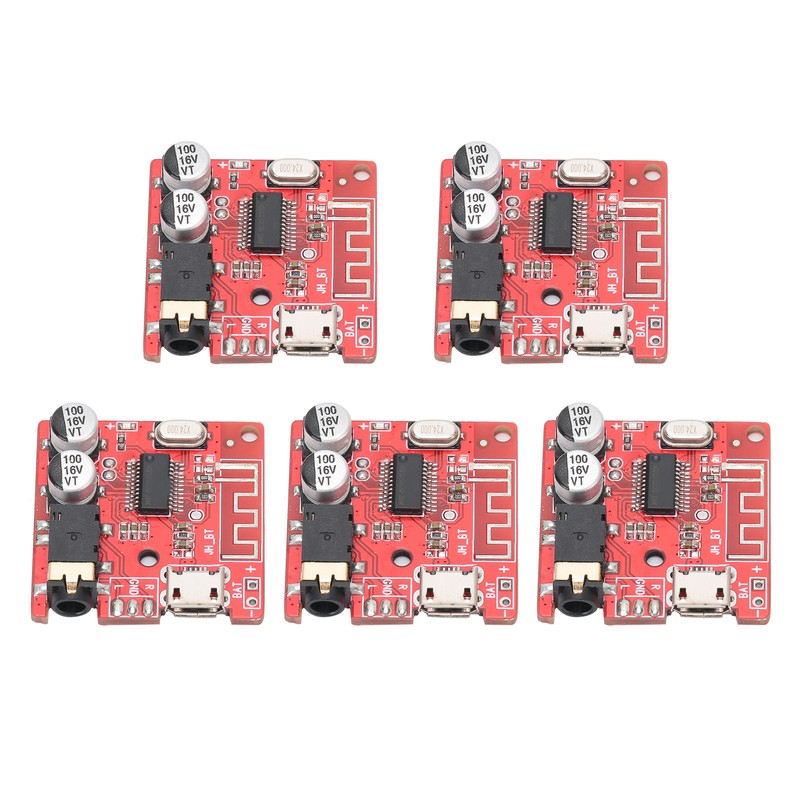 5PCS DIY Bluetooth 5.0 Receiver Board Lossless Decoder Board Wireless