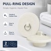 Rubber Tub Stopper, 2 Pack Bathtub Drain Plug for 1.5"
