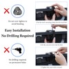 ZNDAW 4PCS Camper Shell Clamps, Heavy Duty Truck Cap Mounting