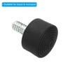 PATIKIL Universal 1/4" x 1" Rubber Tripod Feet, 3 Pack
