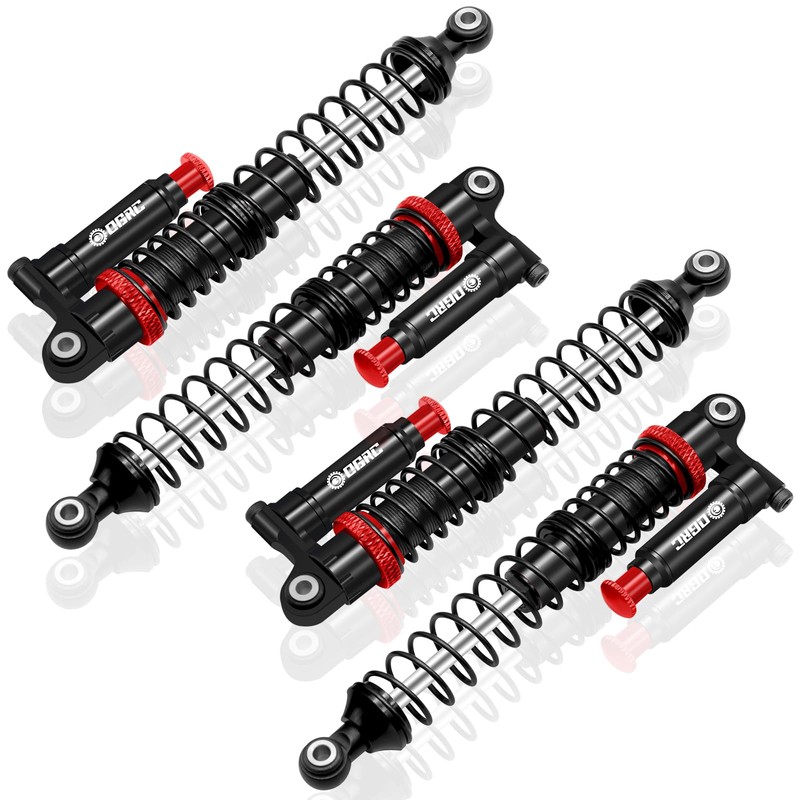 OGRC 100mm Aluminum Adjustable Piggyback Shock Absorber RC Damper for