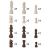 Andux Set of 32 Magnetic Chess Pieces 77mm Wooden Chess